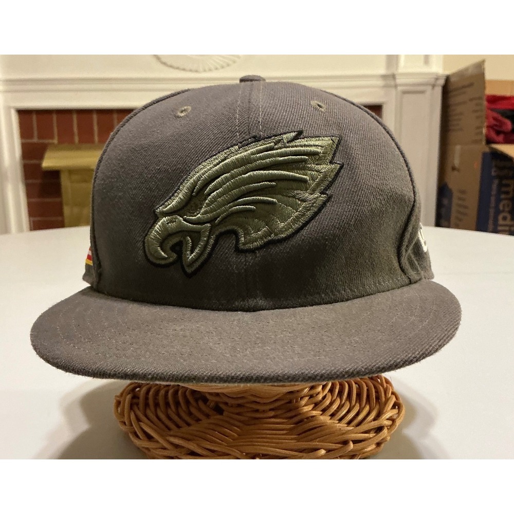 New Era 59FIFTY Philadelphia‎ Eagles Salute to Service Fitted Hat Grey Camo NFL